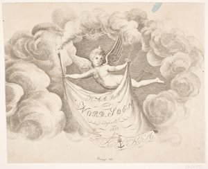 Dettaglio della vignetta del titolo: "Carta del Mare del Nord..."