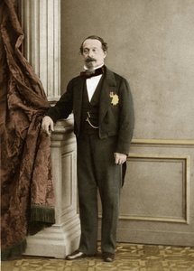 Ritratto di Napoleone III di Olympe Aguado de las Marismas - colorazione successiva
