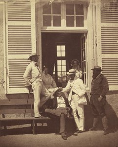 Alcuni familiari di Louis Robert, ca. 1860 da Olympe Aguado