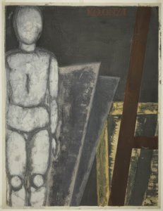 Manichino nello studio da Onchi Kôshirô