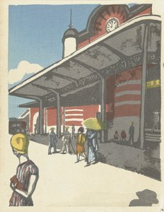 Stazione di Tokyo da Onchi Kôshirô