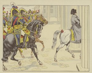 Napoleone entra a Berlino, 27 ottobre 1806 da Onfray de Breville Job