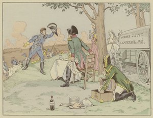 Napoleone riceve la notizia della morte del suo migliore amico, il maresciallo Lannes, alla battaglia di Aspern-Essling, maggio 1809