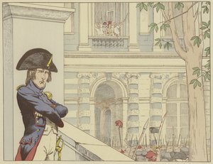 Napoleone vede il re Luigi XVI per la seconda volta, 20 giugno 1792 da Onfray de Breville Job