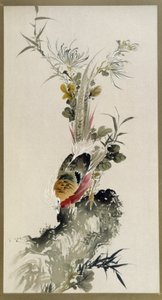 Fagiano - acquerello di Onishi Keisaie da Onishi Keisai