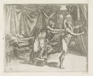 Giuseppe e la moglie di Potifar da Orazio Borgianni