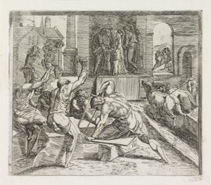 Salomone costruisce il tempio a Gerusalemme