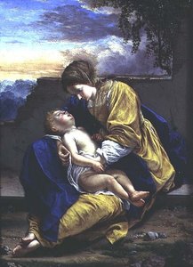 Madonna col Bambino da Orazio Gentileschi