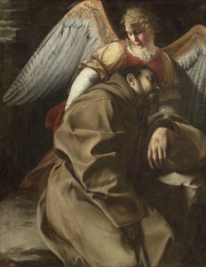 San Francesco sostenuto da un angelo, c.1607