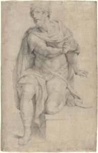 Studio di un santo in ginocchio da Orazio Samacchini