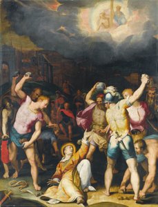 La lapidazione di Santo Stefano da Orazio Samacchini