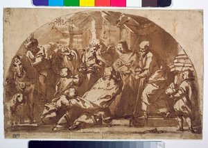 Adorazione dei Magi da Orazio de Ferrari