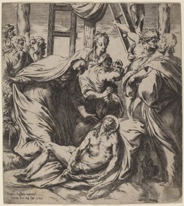 La Discesa dalla Croce da Orazio de Santis after Pompeo Cesura