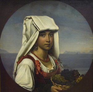 Ragazza napoletana con frutta, 1831