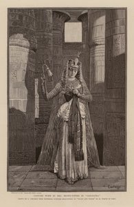 Costume indossato da Cora Urquhart Brown-Potter in Cleopatra da Oreste Cortazzo