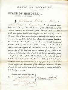 Giura fedeltà al Governo degli Stati Uniti e allo Stato del Missouri