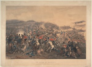 La battaglia di Balaclava del 25 ottobre 1854, 1855 da Orlando Norie