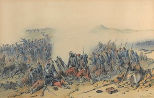 Zuavi con baionette (Crimea) da Orlando Norie