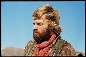 Robert Redford sul set di 
