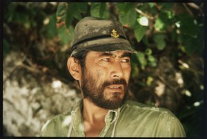 Toshiro Mifune sul set di 