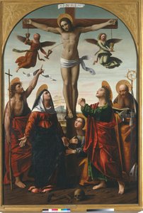 Crocifissione con la Vergine e San Giovanni Battista, Santa Maria Maddalena, San Giovanni Evangelista e Sant