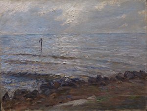 Luce del sole sul mare