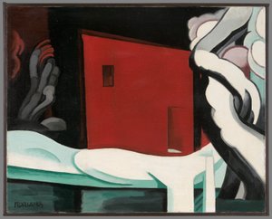 Neve e bagliore da Oscar Bluemner