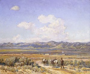 Cinque miglia a Taos da Oscar Edward Berninghaus