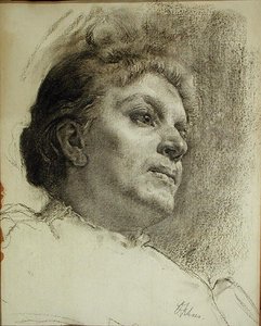 Testa di una donna da Oscar Fehrer