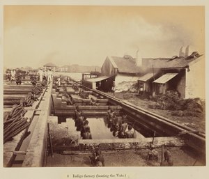 Fabbrica di indaco (caricamento delle vasche) da Oscar Jean Baptiste Mallitte