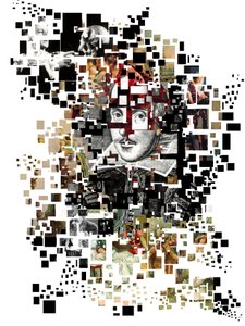Collage di William Shakespeare (stampa) da Oscar Vila Nieto