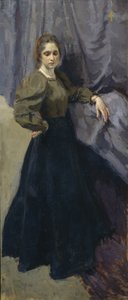 Ritratto della pittrice Yelizaveta Martynova 1868-1905, 1896