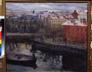 Vista di Leningrado (attuale San Pietroburgo) da Osip Emmanuilovich Braz