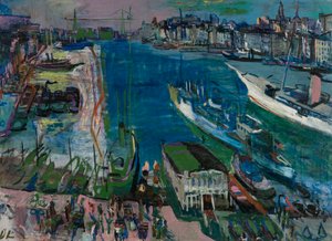 Il porto di Marsiglia II da Oskar Kokoschka