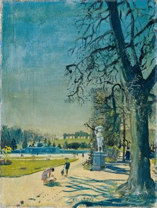 Il parco del castello di Schönbrunn da Oskar Laske