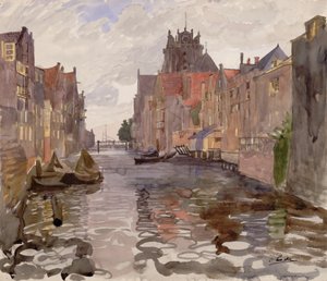 Canale a Dordrecht da Oskar Laske