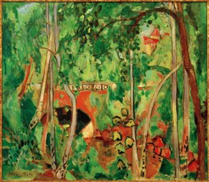 Ponte rosso di Königsallee