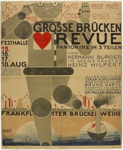 Poster per la grande rivista del ponte