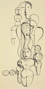 Piano figurativo K 1 da Oskar Schlemmer