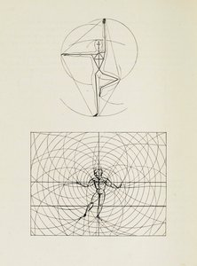 Dallo stage al Bauhaus Die Bühne im Bauhaus, 1925 da Oskar Schlemmer