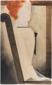Donna seduta, 1929 da Oskar Schlemmer