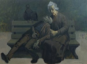 Una panchina a Parigi, 1960 da Osmund Caine