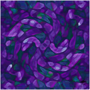 Vortici viola astratti da Osvaldo Russo