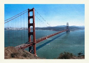 Vista sulla baia dal Golden Gate da Osvaldo Russo