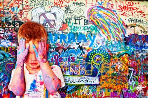 Bambino artista I da Osvaldo Russo