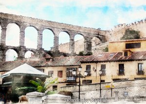 Acquedotto romano di Segovia da Osvaldo Russo