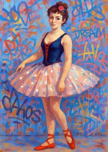 Ballerina di arte di strada da Osvaldo Russo