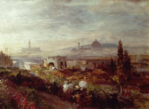 Vista di Firenze da Oswald Achenbach