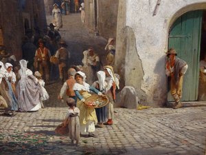 Tedesco: Festa a Genazzano
Galiziano: Una festa a Genazzano
Francese: Une fête à Genazzano
Ceco: Slavnost v Genazzanu
Danese: Una festa a Genazzano da Oswald Achenbach