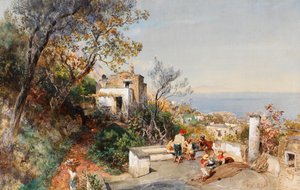 Vista sul Golfo di Napoli da Oswald Achenbach